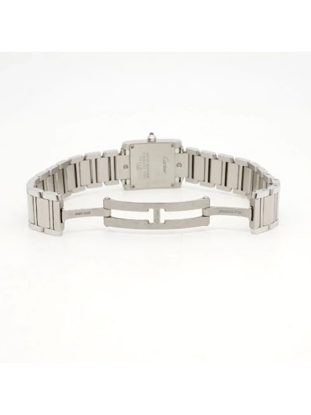 Cartier Tank Francaise SM Pink Dial Watch